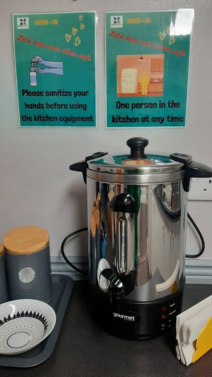 Kitchenette facilities at Your English Language School in Dublin