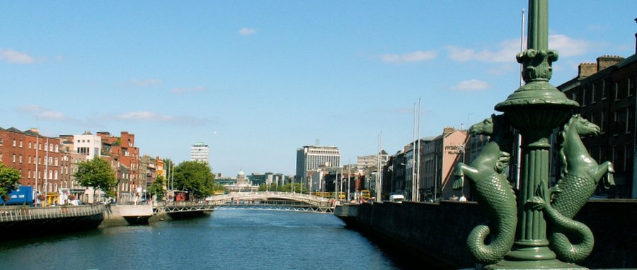 Bridges over the river Liffey