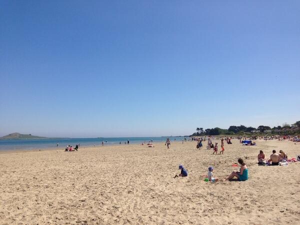 Burrow Beach in Sutton, Dublin