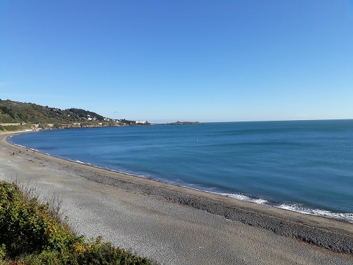 Killiney beach in Dublin, Ireland