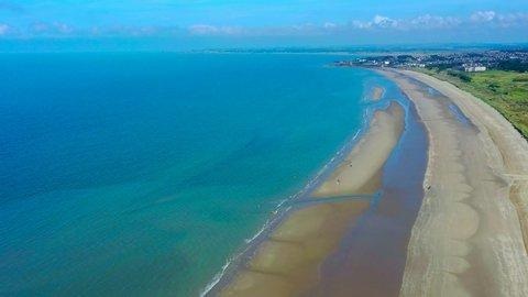 Portmarnock beach in Dublin, Ireland